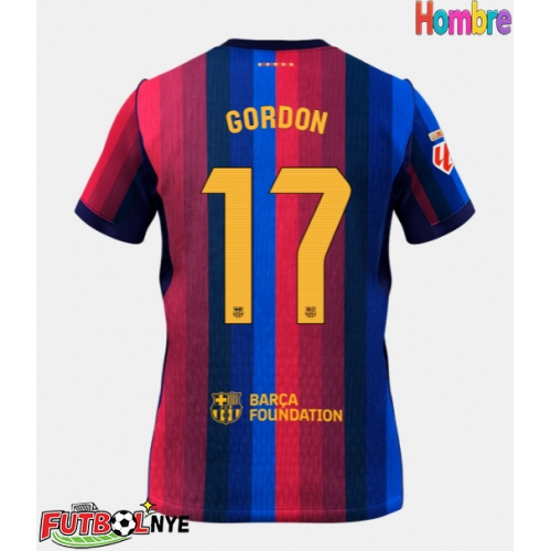 Camiseta Barcelona Anthony Gordon #17 Primera Equipación 2026-27 manga corta